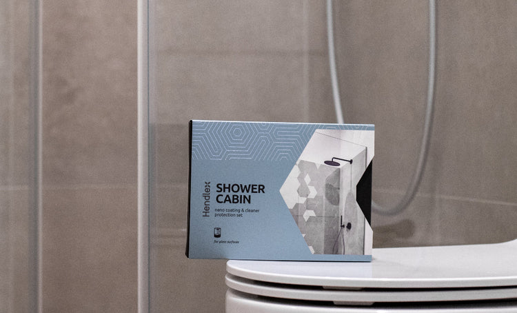 Shower Cabin Set – Keramisk Försegling & Rengöring för Duschkabin